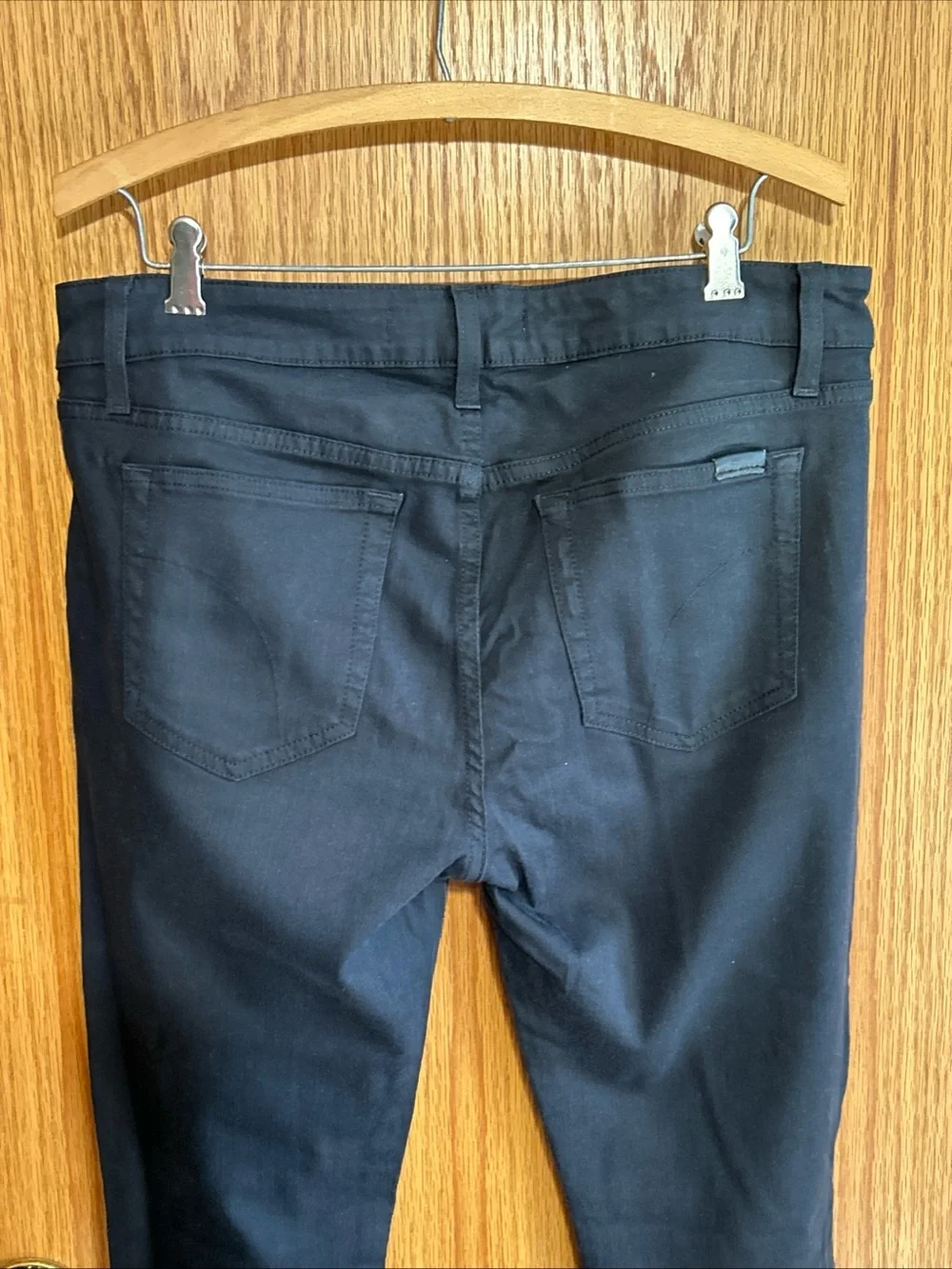Joes Jeans womens size 32/34 Skinny‎ Black Mid Rise Stretch 31” Inseam